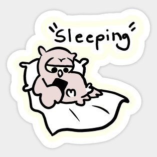 "Sleeping" Sticker